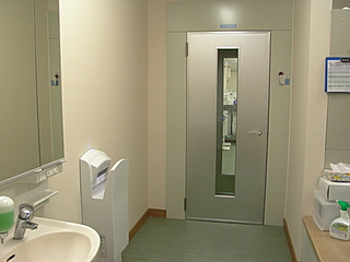 Inspection room entrance air shower unit